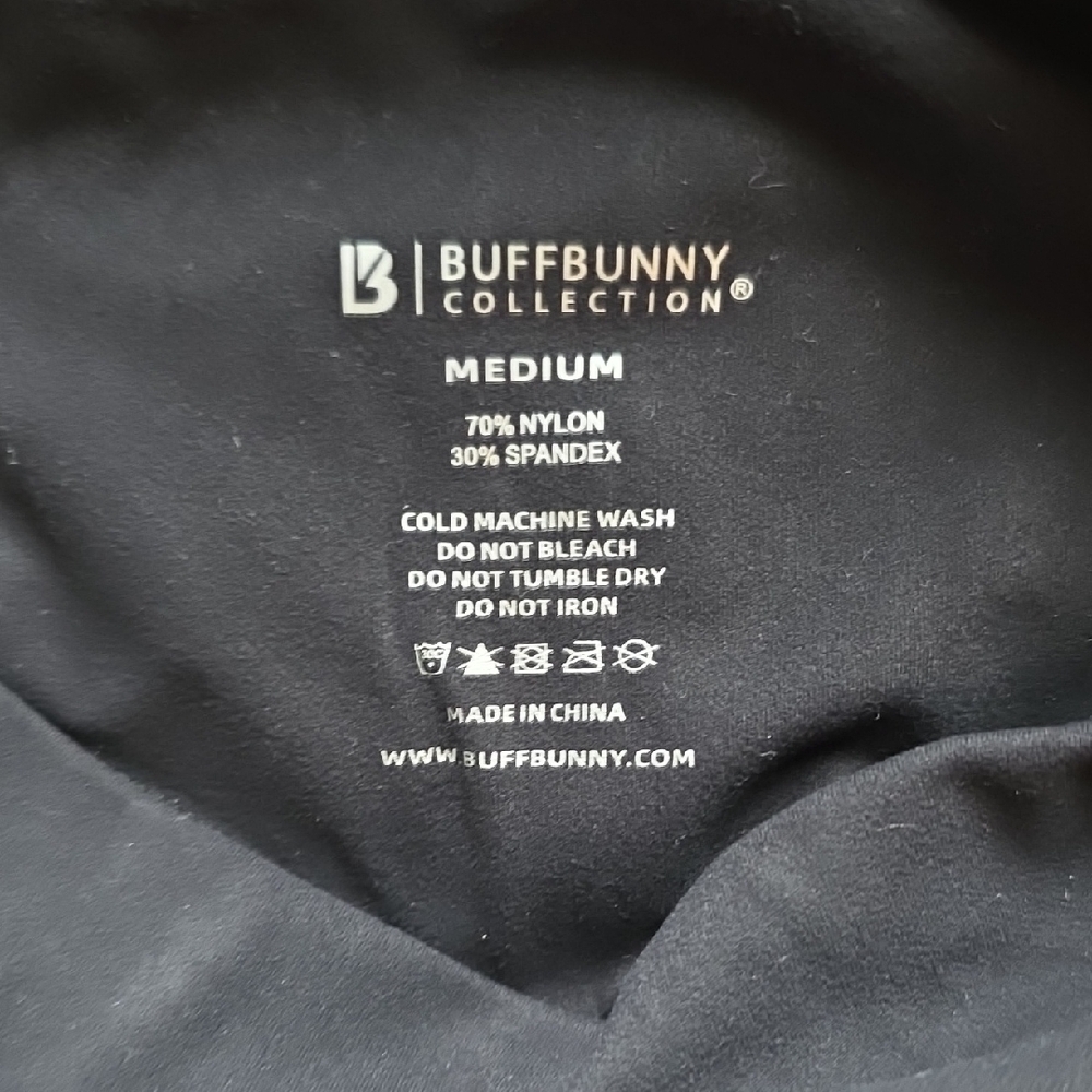 BuffBunny Black Poshknit Wrap Bodysuit - Picture 3 of 6